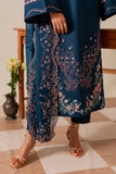 Dhanak Fabric - 3 Piece Unstitched Fully Embroidered Dress SN-3195