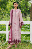 Dhanak Fabric - 3 Piece Unstitched Fully Embroidered Dress