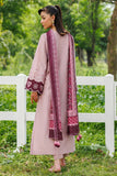 Dhanak Fabric - 3 Piece Unstitched Fully Embroidered Dress