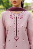 Dhanak Fabric - 3 Piece Unstitched Fully Embroidered Dress