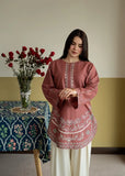 2 Piece - Unstitched Embroidered Dhanak Fabric