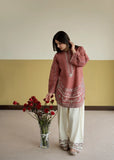 2 Piece - Unstitched Embroidered Dhanak Fabric