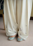 2 Piece - Unstitched Embroidered Dhanak Fabric