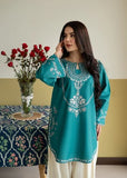 2 Piece - Unstitched Embroidered Dhanak Fabric