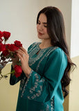 2 Piece - Unstitched Embroidered Dhanak Fabric