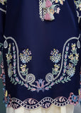 Dhanak Fabric - 2 Piece Unstitched Fully Embroidered Dress