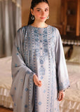 Dhanak Fabric - 3 Piece Unstitched Fully Embroidered Dress
