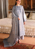 Dhanak Fabric - 3 Piece Unstitched Fully Embroidered Dress