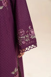 Dhanak Fabric - 3 Piece Unstitched Fully Embroidered Dress