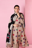 3 Piece - Unstitched Fully Embroided Dhanak Fabric With Wool Shawl NS-1080