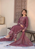 3 Piece - Unstitched Embroidered Lawn Fabric With Chiffon Dupatta ( 4 Sided Embroidered Lace )