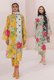 3 Piece - Unstitched Digital Printed Lawn Suit BQ-25