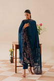 Dhanak Fabric - 3 Piece Unstitched Fully Embroidered Dress SN-3195
