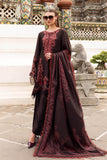 Dhanak Fabric - 3 Piece Unstitched Fully Embroidered  Dress MB 3095