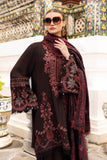 Dhanak Fabric - 3 Piece Unstitched Fully Embroidered  Dress MB 3095