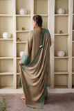 Dhanak Fabric - 3 Piece Unstitched Fully Embroidered Dress