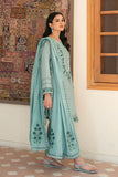 3 Piece - Unstitched Embroidered Lawn Fabric