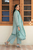 3 Piece - Unstitched Embroidered Lawn Fabric
