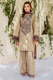 Dhanak Fabric - 3 Piece Unstitched Fully Embroidered Dress JZ 3210