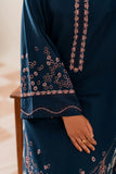 Dhanak Fabric - 3 Piece Unstitched Fully Embroidered Dress SN-3195