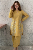 2 Piece - Unstitched Embroidered Lawn Fabric