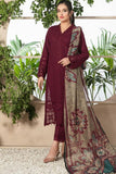 3 Piece - Unstitched chicken kari Embroided Lawn Suit CR-806