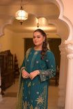 Dhanak Fabric - 3 Piece Unstitched Fully Embroidered Dress AS-3200