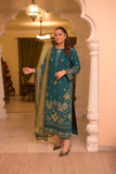 Dhanak Fabric - 3 Piece Unstitched Fully Embroidered Dress AS-3200