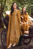 Dhanak Fabric - 3 Piece Unstitched Fully Embroidered  Dress MB 3110