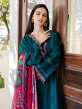 Dhanak Fabric - 3 Piece Unstitched Fully Embroidered Dress IZ-3115