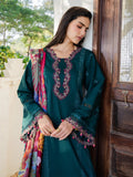 Dhanak Fabric - 3 Piece Unstitched Fully Embroidered Dress IZ-3115
