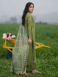 Dhanak Fabric - 3 Piece Unstitched Fully Embroidered Dress