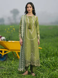 Dhanak Fabric - 3 Piece Unstitched Fully Embroidered Dress