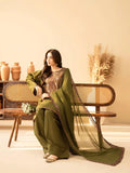 BT 2960 - 3 Piece Unstitched Embroidered Dhanak Fabric With Dhanak Shawl