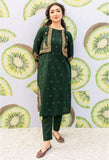 2 Piece - Unstitched Linen Fully Embroided Suit