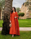 3 Piece - Unstitched Fully Embroidered Lawn Fabric With Printed Chiffon Dupatta 4 Sided Embroidered Lace