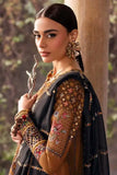 Dhanak Fabric - 3 Piece Unstitched Embroidered Dress With Printed Shawl