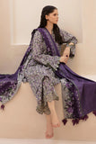 3 Piece - Unstitched Digital Printed Khaddar Fabric BQ-403