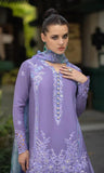 3 Piece - Unstitched Chicken Kari Embroided Lawn fabric OR-86