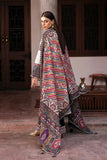 JZ 2800 - 3 Piece Unstitched Embroidered Dhanak Fabric with Printed Dupatta