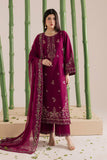 3 Piece - Unstitched Fully Embroidered Lawn Fabric