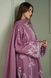 3 Piece - Unstitched Fully Embroidered Dhanak Fabric CS-900
