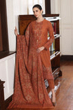 3 Piece - Unstitched Fully Embroided Dhanak Fabric BR-950