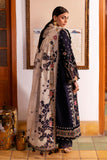 Dhanak Fabric - 3 Piece Unstitched Fully Embroidered Dress JZ 3140