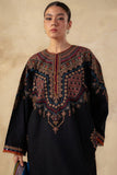 Dhanak Fabric - 3 Piece Unstitched Fully Embroidered Dress ZS-3150