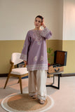 2 Piece - Unstitched Embroidered Lawn Fabric