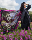 3 Piece - Unstitched Embroidered Lawn Fabric MS-2745