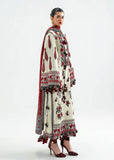 Dhanak Fabric - 3 Piece Unstitched Fully Embroidered Dress HR-3145