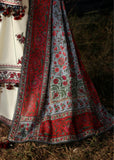 Dhanak Fabric - 3 Piece Unstitched Fully Embroidered Dress HR-3145