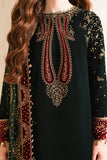 3 Piece - Unstitched Fully Embroided Velvet Suit JZ-999